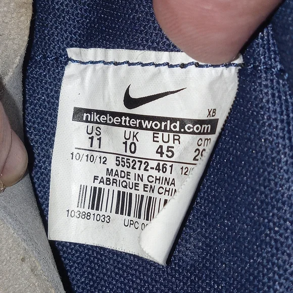 Nike Toki Low Sheos Men's 10.5 Denim Blue Jean Janoski Style Skateboard Skater - Picture 11 of 11